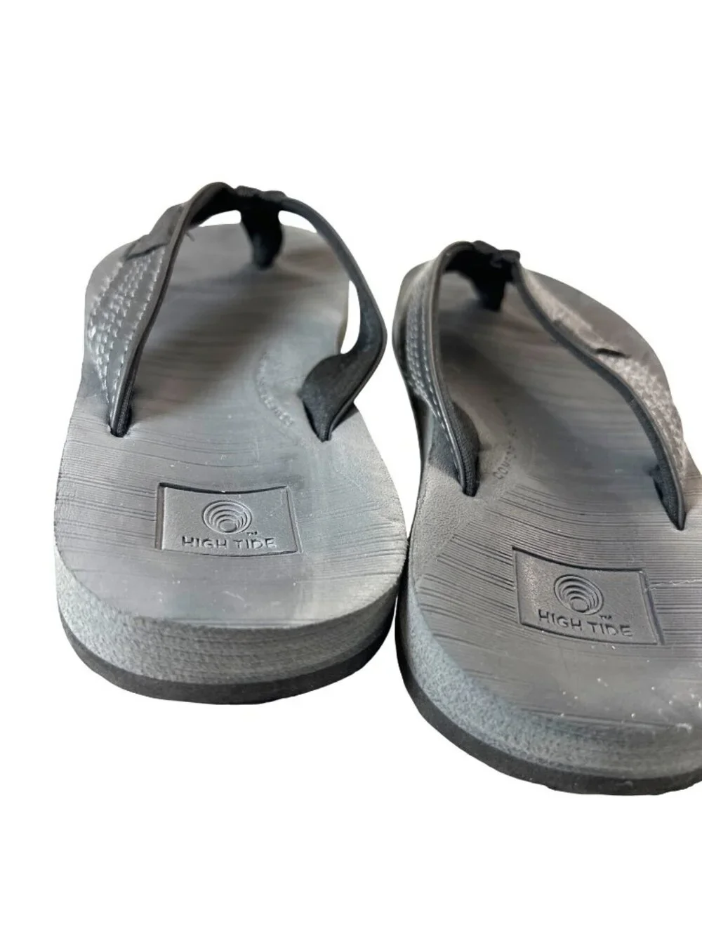 High Tide Girls Flip Flops Black Size 2